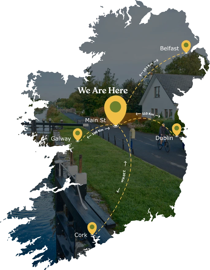 Where are we located, ireland map